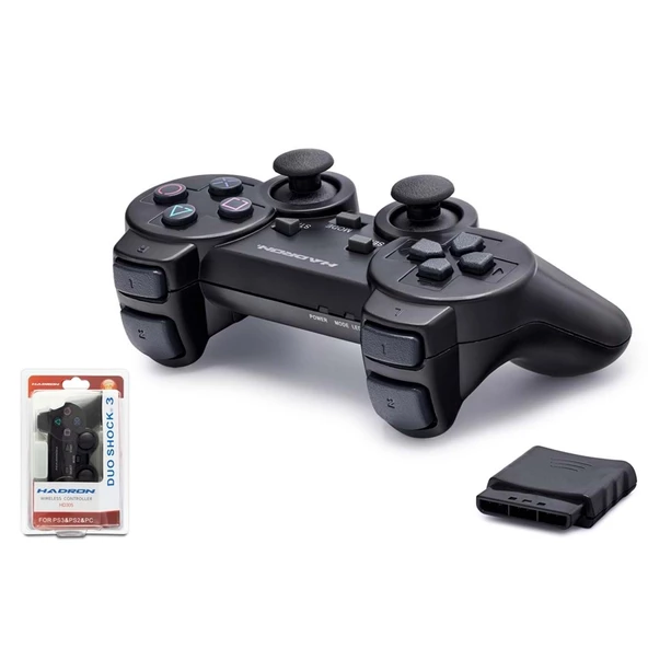 HADRON HD-305 OYUN KOLU GAMEPAD KABLOSUZ PC PS2 PS3 BULETOOTH TİTREŞİMLİ