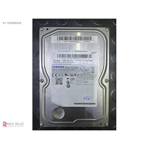 160GB 3.5" MASAÜSTÜ HDD VE KAYIT CİHAZI İÇİN YENİLENMİŞ ÜRÜN - 3