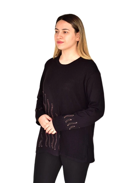 Kadın Triko Kazak BGL-ST03374 - Resim 12