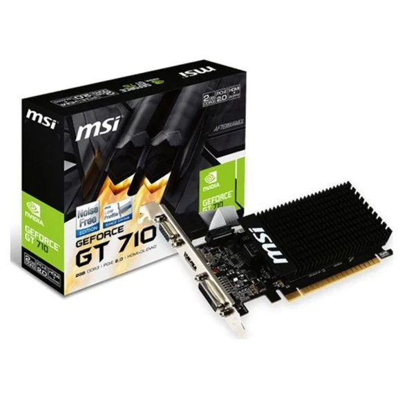 MSI GT 710 2GD3H LP 2GB DDR3 64bit NVIDIA Ekran Kartı