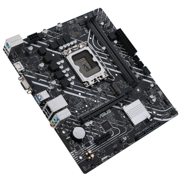 ASUS PRIME H610M-K D4 Soket 1700 Intel H610 DDR4 mATX Anakart - 4