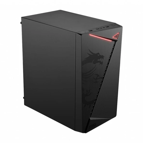 MSI MAG SHIELD M301 Mesh 1x120mm Fanlı Micro-ATX  Bilgisayar Kasası - Resim 3