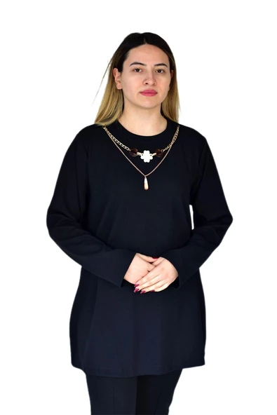 Kadın Kaşkorse Fitilli Tunik A18501 BGL-ST03278 - Resim 3