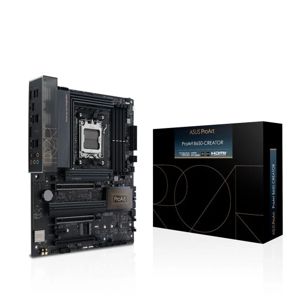 ASUS PROART B650 CREATOR AMD B650 Soket AM5 DDR5 6400MHz (OC) HDMI DP ATX Anakart