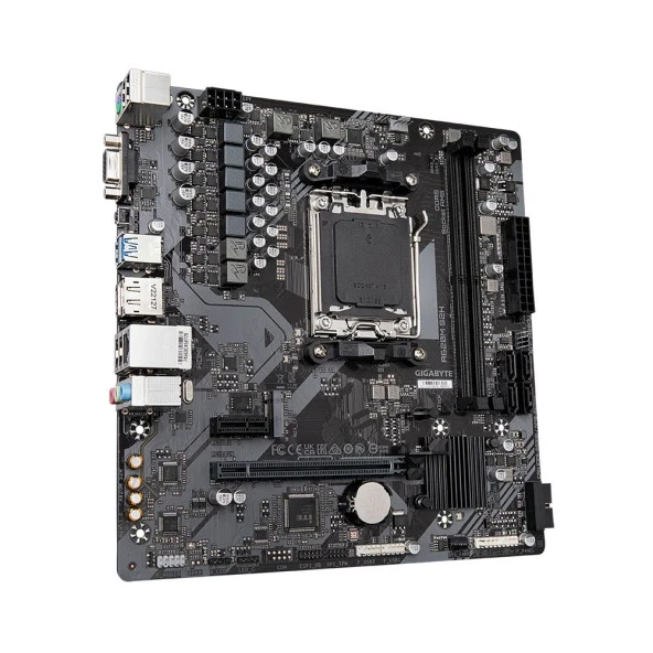 GIGABYTE A620M-S2H A620 Soket AM5 PCIe 4.0 DDR5 6400MHz (O.C.) M.2 mATX Anakart - Resim 2