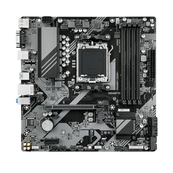 GIGABYTE A620M-DS3H A620 Soket AM5 DDR5 6400MHz (O.C.) M.2 mATX Anakart - Resim 2