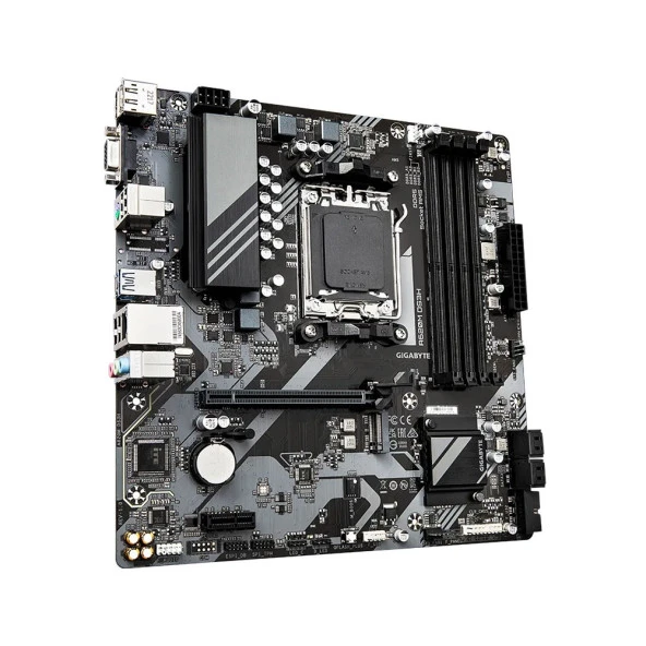 GIGABYTE A620M-DS3H A620 Soket AM5 DDR5 6400MHz (O.C.) M.2 mATX Anakart - Resim 3
