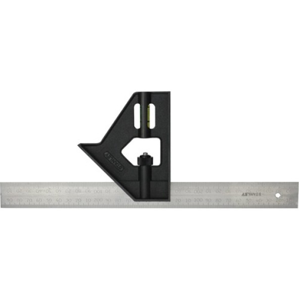 Stanley Su Terazili Ayarlı Gönye 300 mm (2-46-017) - 3