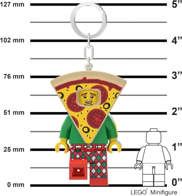 LEGO Ledlite 4006036 Iconic Pizza Guy Costume Led Key Chain - Resim 3