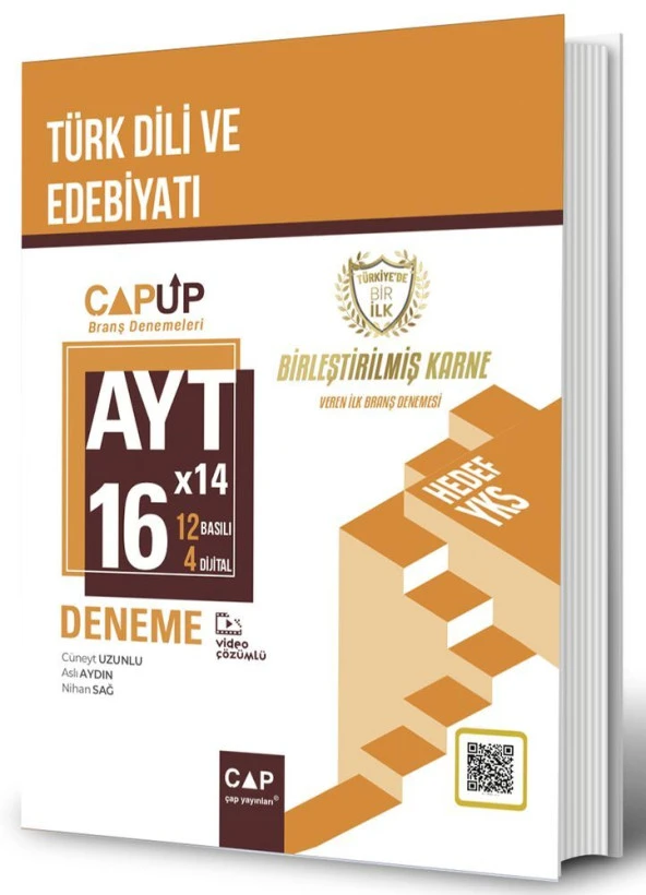 Çap Yayınları AYT Türk Dili ve Edebiyatı 16 X 24 Up Deneme
