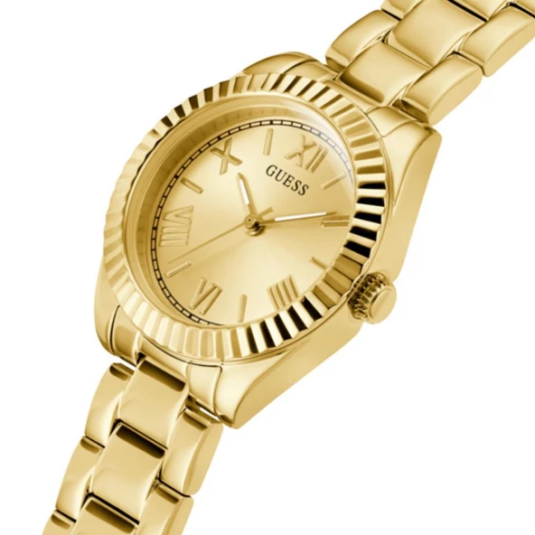 GUESS GUGW0687L2 ALTIN KAPLAMA KADIN KOL SAATİ - 4