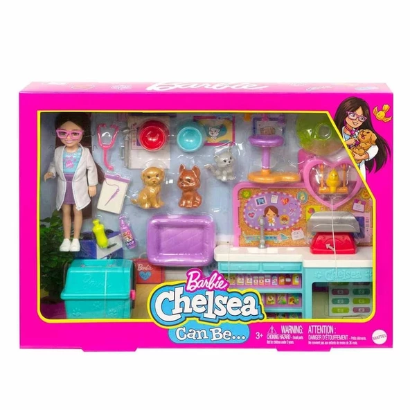 lego Barbie Chelsea Meslekleri Öğreniyor Veteriner Oyun Seti HGT12