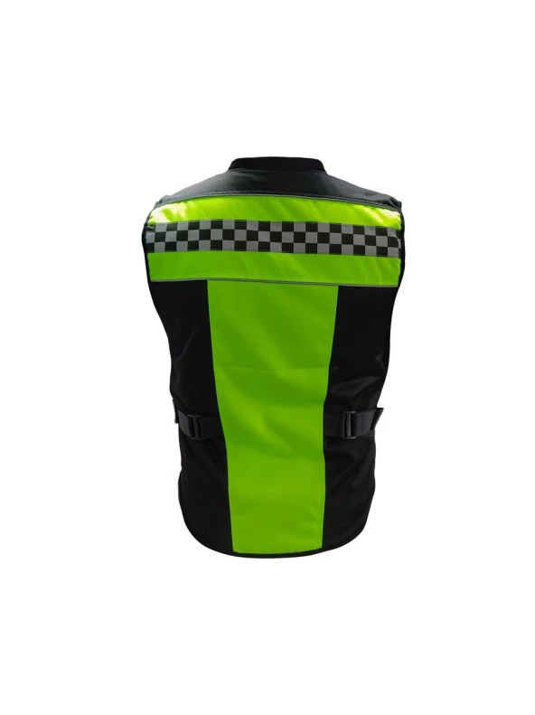 Forte Gt 2001186 Cepli Motosiklet Reflektif Yelek Rüzgara Geçirmez XL Beden - 3