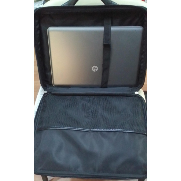 Darbeye Karşı Korumalı Laptop ve Evrak Çantası - Mat Siyah 13-13.3-14-15.6 Inç - 4