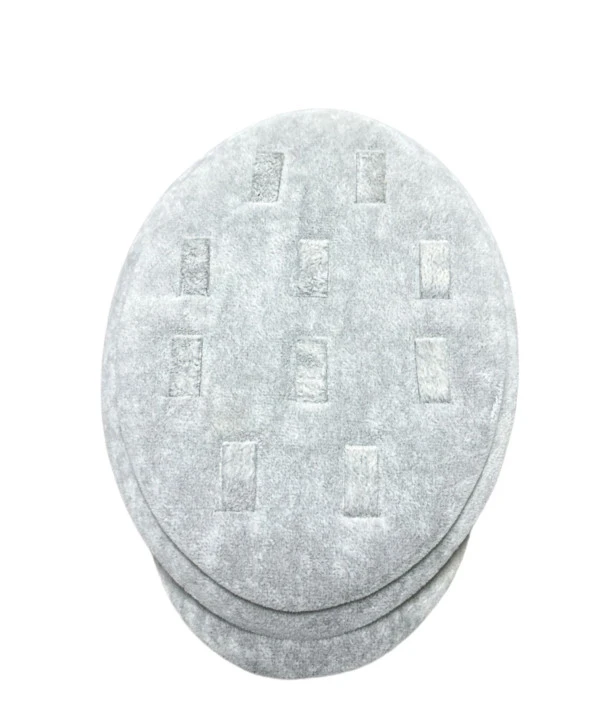 Oval Yüzüklük Yüzük Standı Pembe - 3