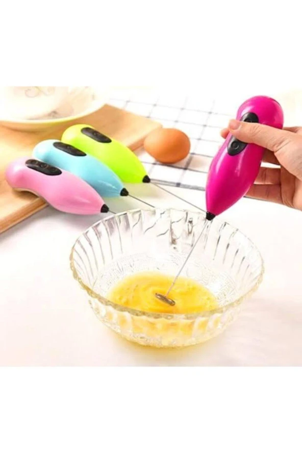 Baysa Pratik Pilli Mini Mikser Kahve Ve Süt Köpürtücüsü Yumurta Çırpıcısı - 2