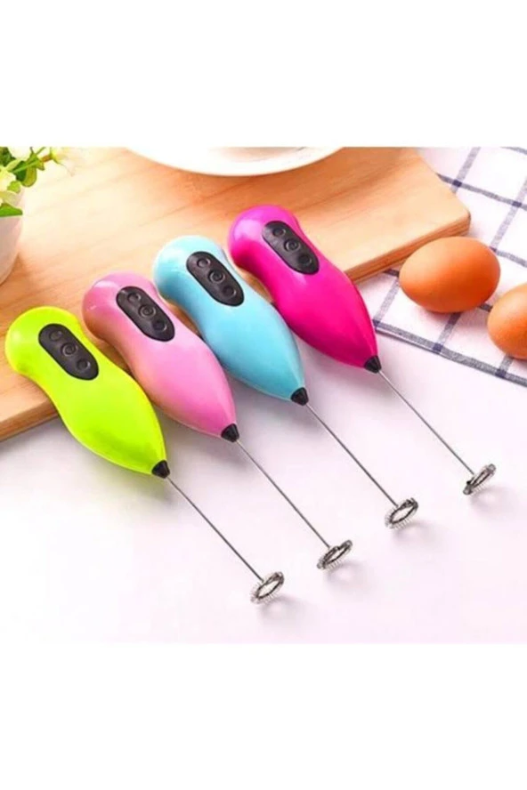 Baysa Pratik Pilli Mini Mikser Kahve Ve Süt Köpürtücüsü Yumurta Çırpıcısı - 3