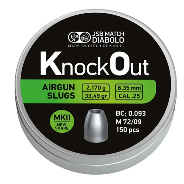 JSB DIABOLO KNOCKOUT MKII 6.35 MM SACMA (CAL25) ürün görseli