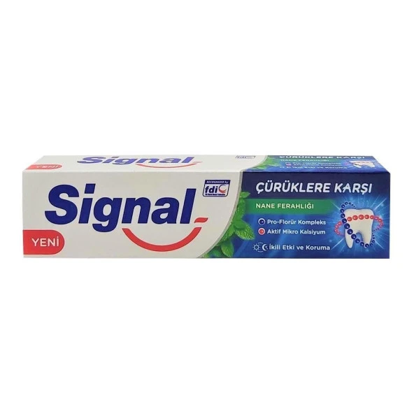 Signal Nane Ferahlığı Çürüklere Karşı Koruma Diş Macunu 3 x 100 ML - 3