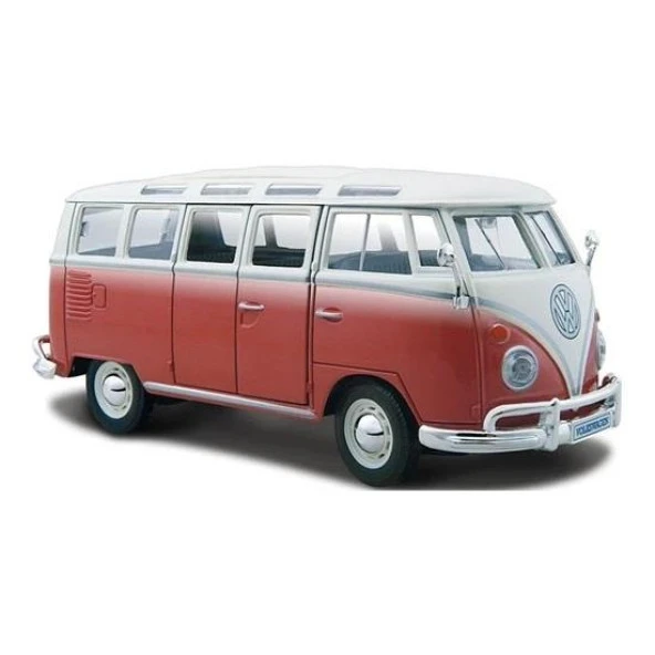 Maisto Volkwagen Van Samba 1:24 Model Araba Special Edition Kırmızı