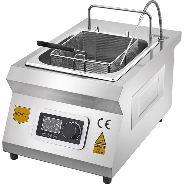Remta Sanayi Tip İndüksiyon Fritöz 10 LT ürün görseli 1