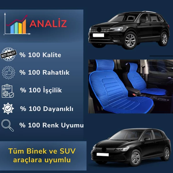 Space Oto Koltuk minderi, Togg araçlara uyumlu 2'li set özel tasarım minder - 9