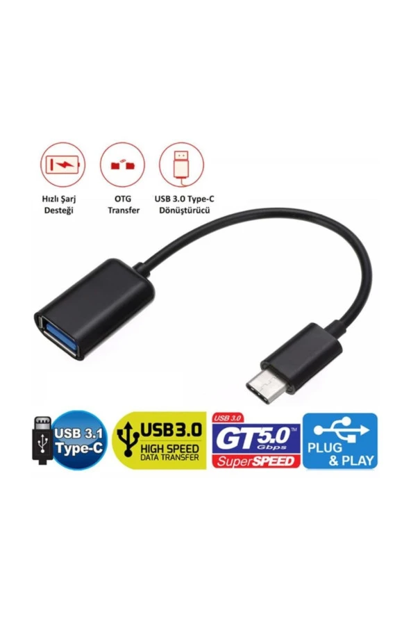 Tc315 Utv007 Chip Android Video Dvr Uyumlu Type-c Otg Kablo - 7