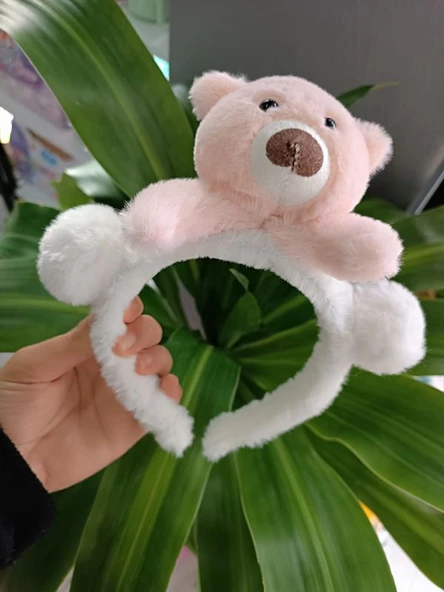 Ayıcık Figürlü Peluş Taç - 5
