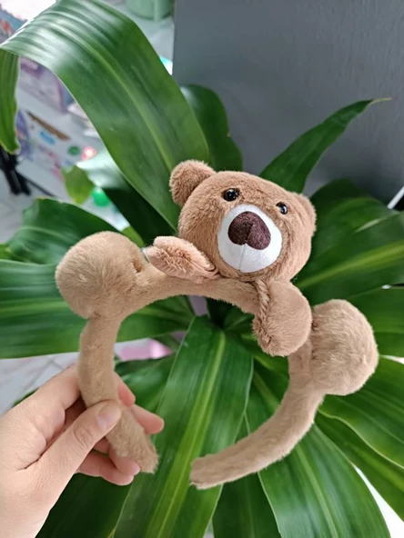 Ayıcık Figürlü Peluş Taç - 4