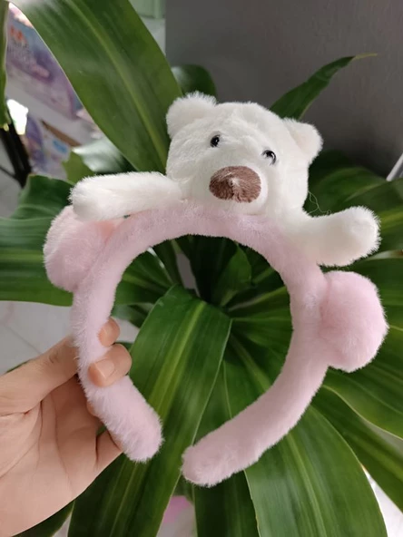 Ayıcık Figürlü Peluş Taç - 6