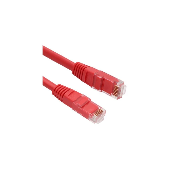 Vcom Cat6 5 Metre Kırmızı Utp Patch Kablo Ethernet Kablosu