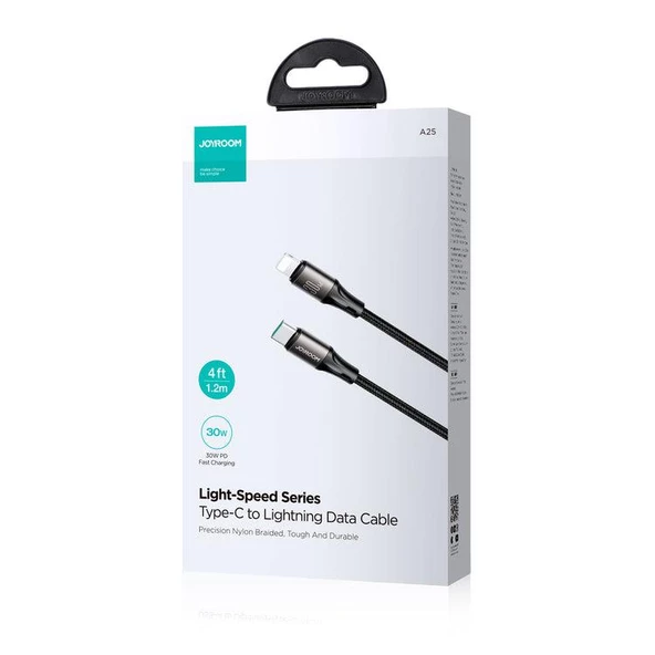 Joyroom 30W Type-C - Lighting Metal Data Ve Şarj Kablosu 1.2 Metre - 3