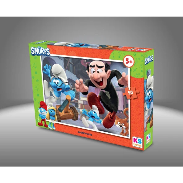 Ks Games Şirinler 50 Parça Puzzle