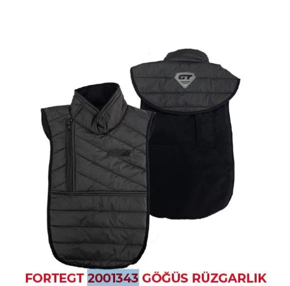 Forte Gt 1343 Polar Koruma Motosiklet Boyun Göğüs Rüzgar Koruma L-XL Beden - 6