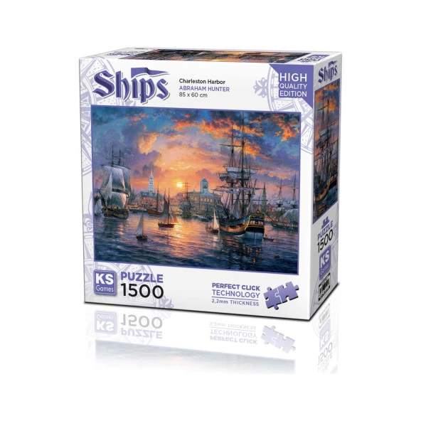 Ks Games Charleston Harbor 1500 Parça Puzzle