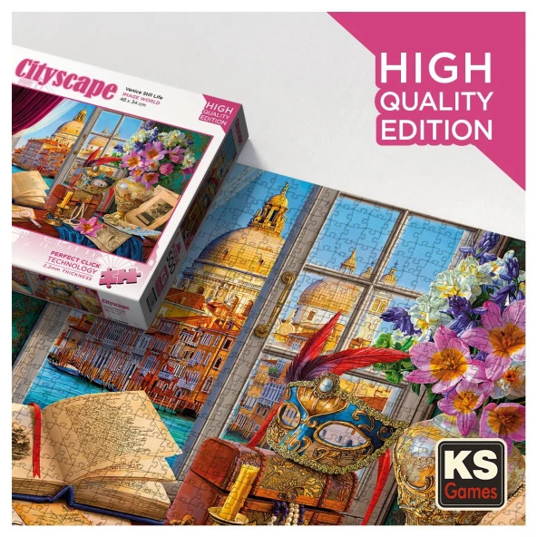 Ks Games Venice Still Life 500 Parça Puzzle - 4