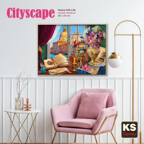 Ks Games Venice Still Life 500 Parça Puzzle - 5