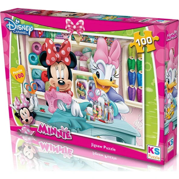 KS Games Minnie Mouse 100 Parça Puzzle
