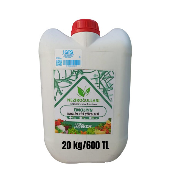 20 KG KAOLİN KİLİ ÇÖZELTİSİ