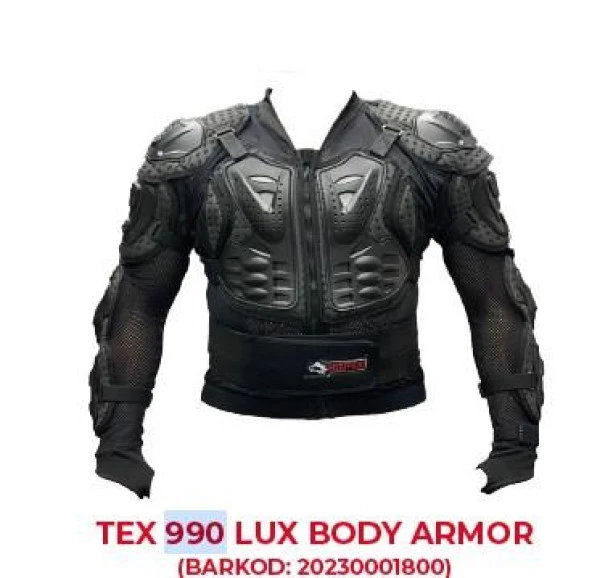 Forte Gt 990 Lüx Armor Fileli Full Koruma Europe Standart Motosiklet Body Armour M Beden - 3