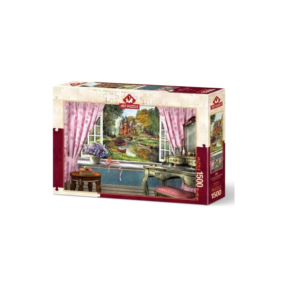 Art Puzzle Penceremdeki Şato 1500 Parça Puzzle