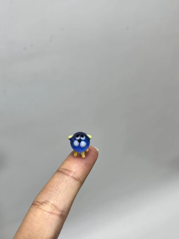 El Yapımı Mini Murano Cam Kedi Biblo A173-02 - Resim 4