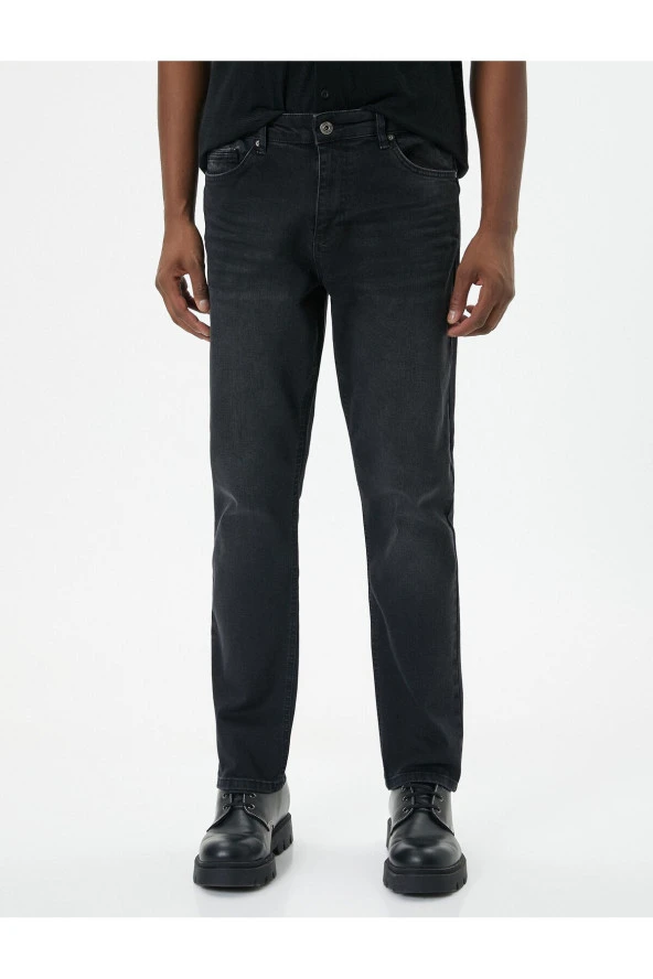 Slim Fit Kot Pantolon - Brad Jean - Resim 3