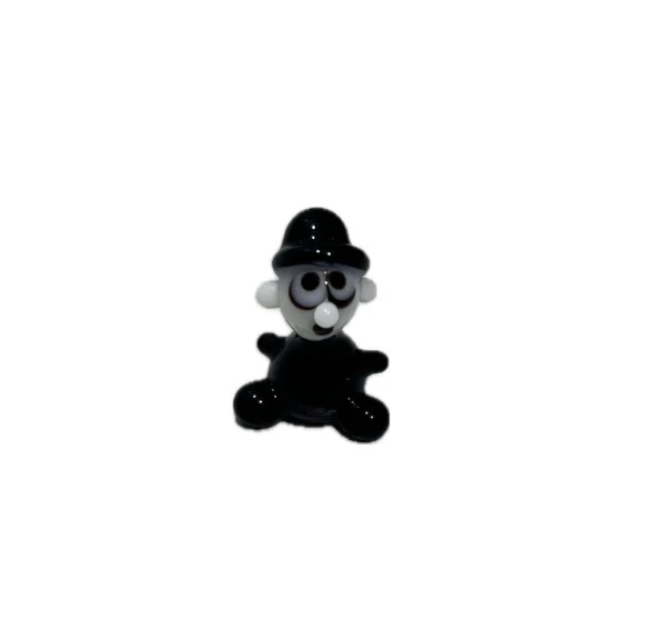 El Yapımı Mini Murano Cam Maskeli Adam Biblo A177-08