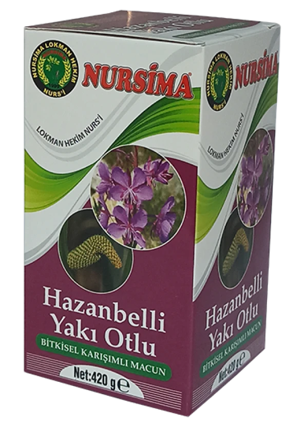 Nursima Hazanbelli Yakı Otlu Bitkisel Karışımlı Macun 420 gr