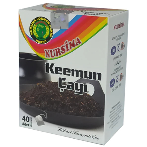 Nursima Keemun Çayı 40 lı Süzen Poşet