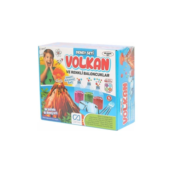 Ca Games Volkan Deney Seti Ve Renkli Baloncuklar