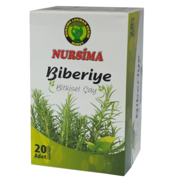 Nursima Biberiye Bitkisel Çayı 20 li Süzen Poşet