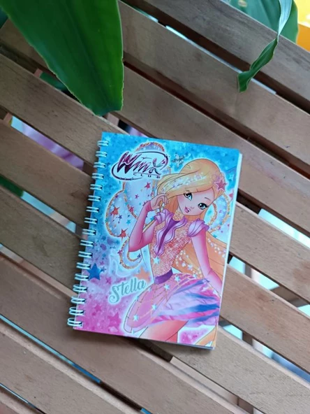 Winx Clup Spiralli a6 Boy Defter