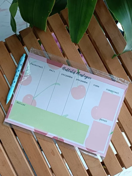 Masaüstü Planlayıcı a4 Boy Notepad Memopad Check List Not Defteri Bloknot - 4